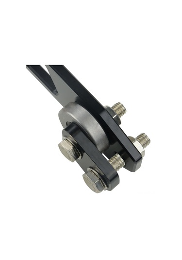 Honmex Kırmızı Alüminyum Araba Arka Çekme Kanca - Spor Araçları İçin Evrensel Kullanım