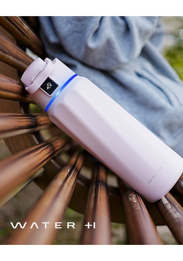 Waterh Boost Akıllı Termos Hidrasyon Takibi Yapan, Yalıtımlı 0,71l / 24oz Akıllı Şişe Açık Pembe