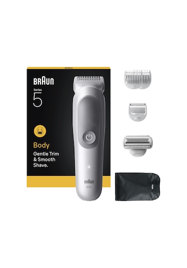Braun Vücut Tıraş Makinesi Series 5, +6 Aksesuar, Su Geçirmez, Bg5550 90 Dak