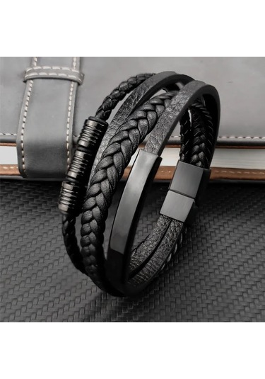 Gogoey Dbg9898 Erkek Deri Bileklik Çok Renkli