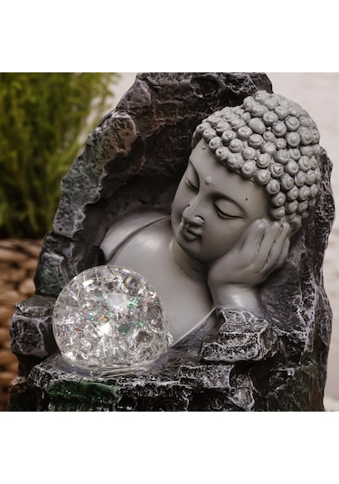 Zen Işıklı Yol Temalı Su Şelalesi