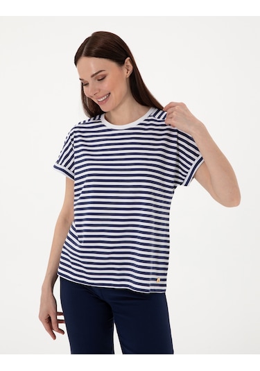 Pierre Cardin Kadın Beyaz Tişört 50305758-vr013 Beyaz