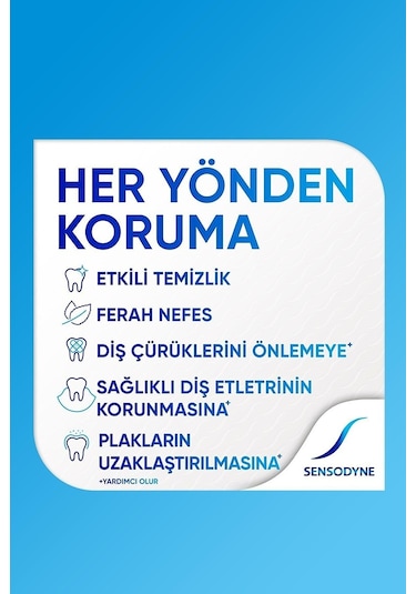 Sensodyne Tam Koruma + Beyazlatıcı Diş Macunu 50 ML