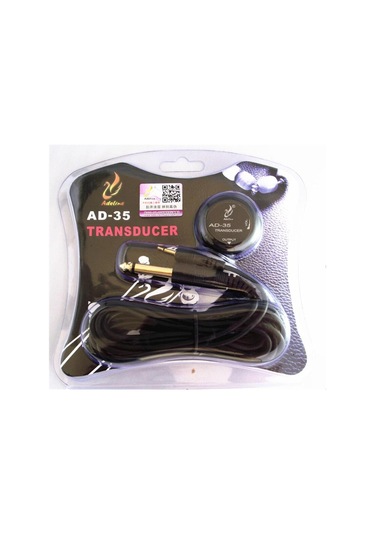 Adeline AD-35 Yapıştırmalı Volümlü Enstrüman Ses Alıcısı Mikrofon