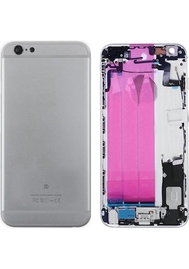 İphone 6s Plus İle Uyumlu Dolu Kasa Uzay Gri