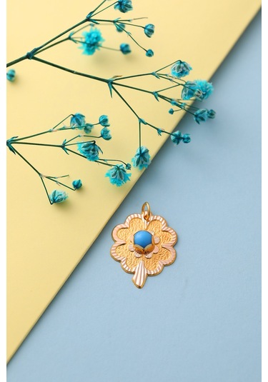 14 Ayar Altın Yonca Kolye Ucu N11.4633