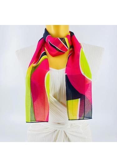 Paredora Jamaika Uzun Fular Çok Renkli