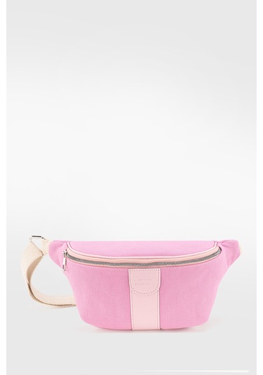 Housebags Kadın Pembe Kanvas Bel Çantası 213 Kanvas Pembe