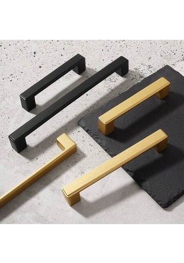 Fanruier 5 Parça Modern Minimalist Çekmece, Dolap, Dolap, Kapı Kolları-altın Kollar: 160mm