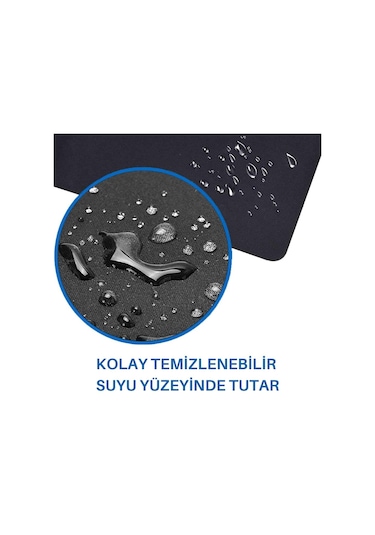Black Deer Siyah 30x25 Large Boy Professional Gaming Ofis Mouse Pad Kaydırmaz Mouse Pad