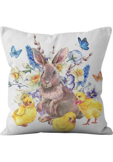 Paskalya Yastık Kılıfı Ev Dekorasyonu Yastık Kılıfı Aile Yastık K Diğer