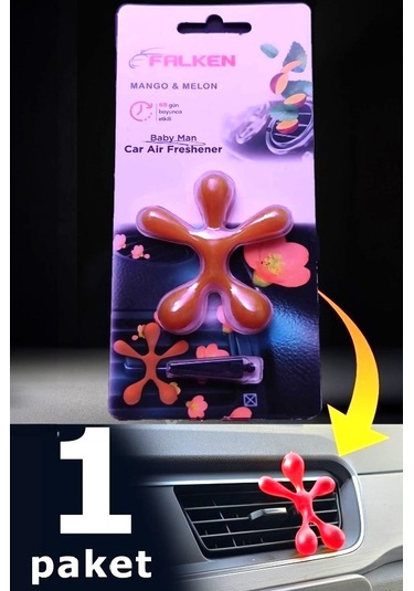 Mango Melon İnsan Şeklinde Koku Araba Oto Kokusu Ayna Kokusu Koku Klima Havalandırma Kokusu