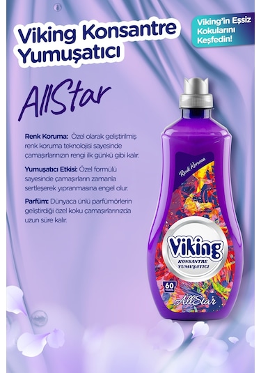 Viking Konsantre Çamaşır Yumuşatıcısı Allstar 1440 ML