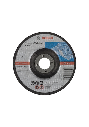 Bosch Standard For Metal 125x2.5 mm Bombeli Kesme Diski - 2608603160