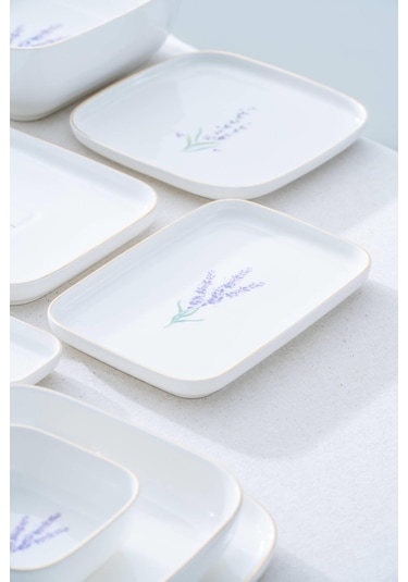 Lavande 6 Kişilik 45 Parça Kahvaltı & Yemek Takımı Beyaz