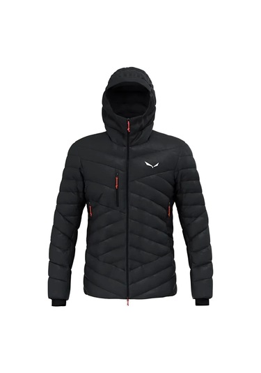 Salewa Ortles Med 3 Rds Down Erkek Ceket Mont Siyah Siyah