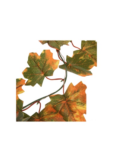 Maiyame Kışbayramı Dekorasyon Işıkları - Akçaağaç Yapraklı Led Işık Zinciri, Sürekli Ve Parıltı Modu, 2.2m 20 Işık, 4'lü Paket Aa Pil Gereklidir Sarı & Yeşil