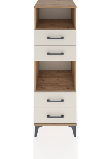 Hyperion Dolap 2 Raflı 4 Çekmeceli 44x44x134 Çam-aytaşı Atlas Çam