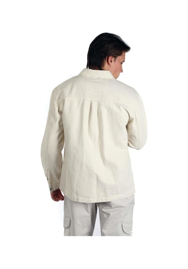 Karela Erkek Dokuma Ceket Ekru-16553 Ekru