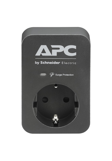 Apc By Schneider Electric PME1WB-GR Tekli Akım Korumalı Priz Siyah