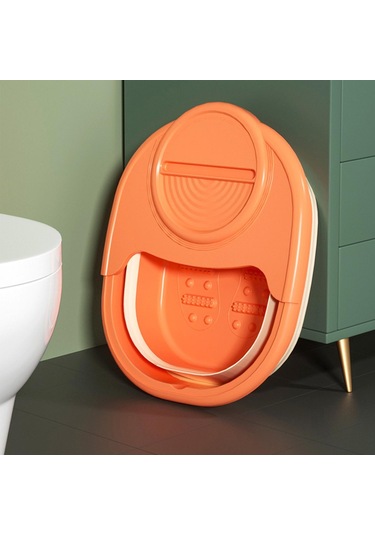 Suntek Ayak Banyosu Katlanır Katlanabilir Islatma Turuncu