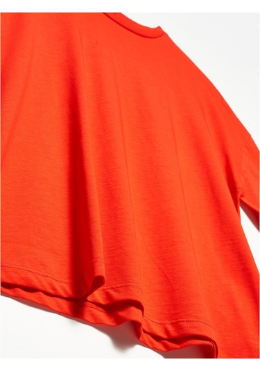 Dilvin Basic T-Shirt-Kırmızı