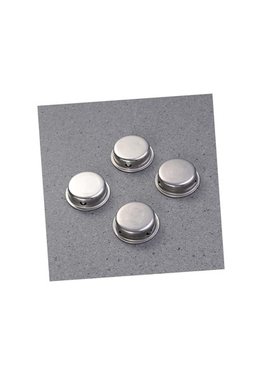 Kapı Kolu 4 Adet 35 Mm Düz Paslanmaz Çelik Gömme Kulp Takılı Buz