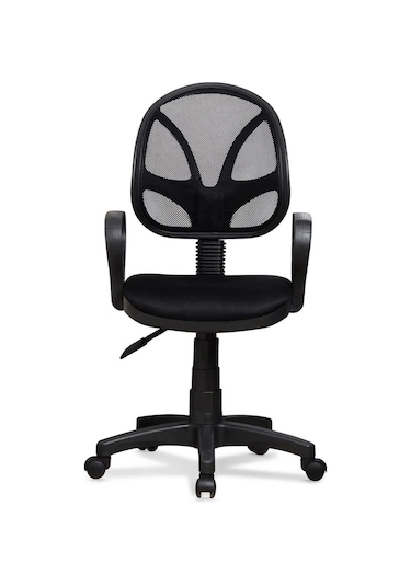 Ev Ve Ofis Çalışma Sandalyesi Bilgisayar Ve Sekreter Koltuğu Bella Model Siyah