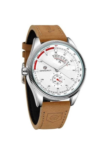 Yingfu Forsining Otomatik Mekanik Erkek Kol Saati - Deri Kayışlı A7 Model Çok Renkli Çok Renkli