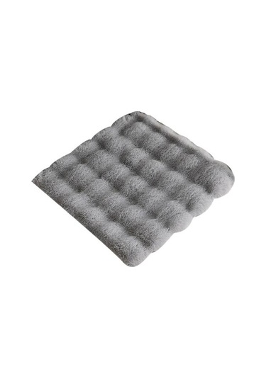 Gri Düz Renk Sandalye Minderi Aşınmaya Dayanıklı Ekstra Yumuşak Kalın Yıkanabilir Yemek Sandalyesi Minderi Kalınlaşmış Koltuk Pedi