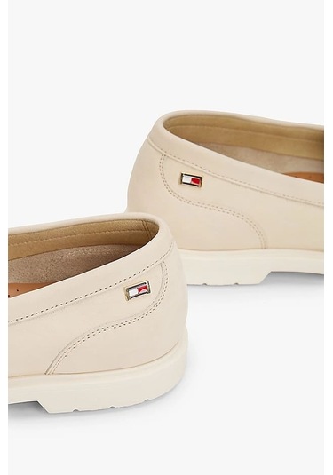 Kadın Th Soft Nubuck Loafer Ayakkabı - Krem Muslin