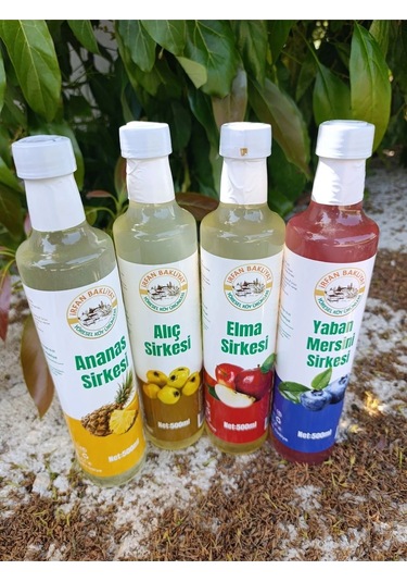 Ananas Sirkesi 500ml,alıç Sirkesi 500ml,elma Sirkesi 500ml,yabanmersini Sirkesi 500ml