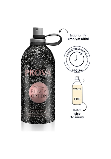 Prova Black Option + See Kadın Parfüm EDP 2 x 120 ML