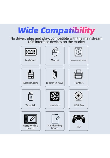 Apera GN-82 Type-C 7 Port USB Çoğaltıcı HUB