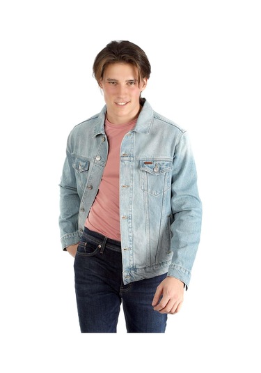 Lee Cooper Puebla Erkek Jean Ceket Caesar Blue Light-16620 Caesar Blue Lıght Açık Mavi