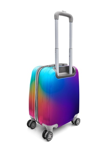 Coral High Renkli Desenli Mini Kabin Boy Valiz 40cm 16766 Çok Renkli