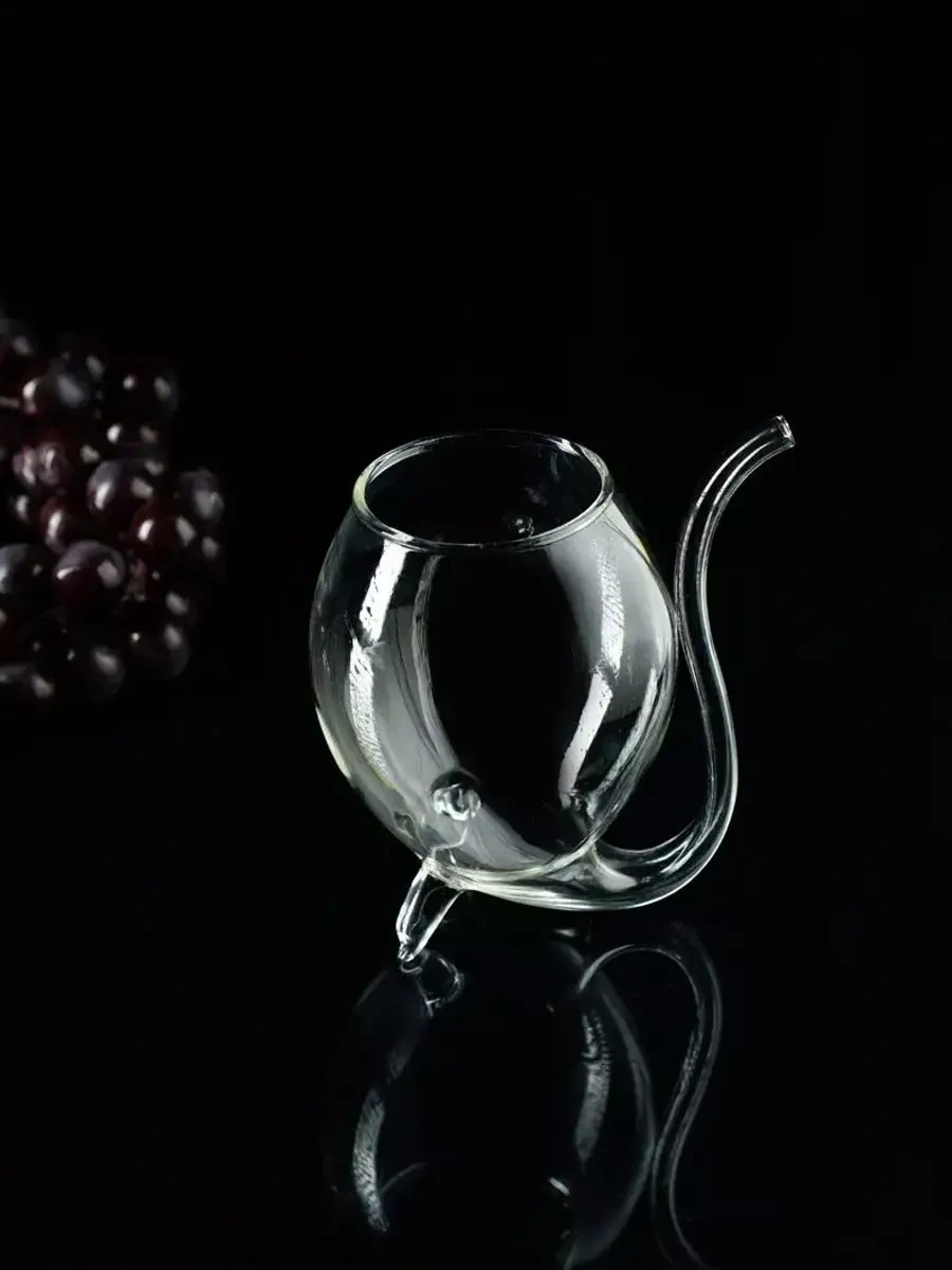 Magistro Şarap İçin Pipetli Kadeh 300 Ml "panter", Cam 139713308 Beyaz