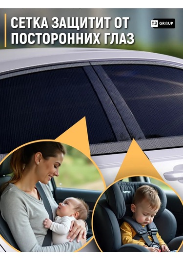 T3group Araç Arka Cam Ve Kapıları İçin Sineklik Perdesi 213862841