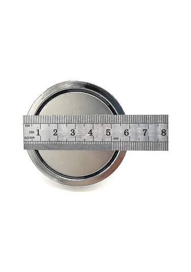 Süper Güçlü Neodimyum Mıknatıs 120 Kg - Güçlü Mıknatıs - Mıknatısla Balıkçılık İçin Mükemmel - Neodimyum Kalıplı 60 Mm