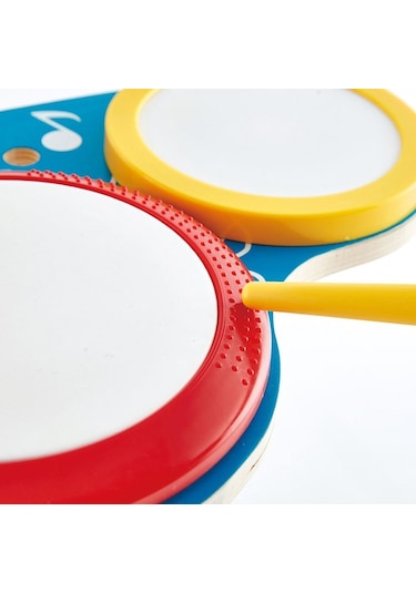Hape Drum And Cymbal Oyuncak Davul Seti
