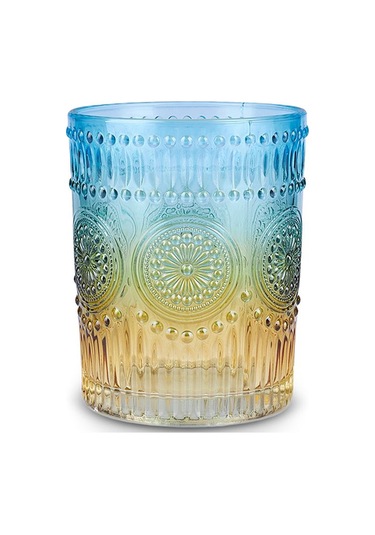 Karaca  Sunflower Meşrubat Bardağı 332 Ml Mavi Sarı
