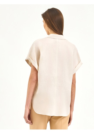 Karaca Kadın Comfort Fıt Gömlek-bej 12.25s.04.029 Bej