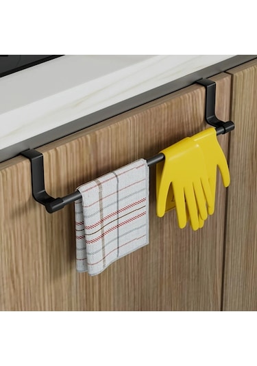 Zhanglei001 Beyaz L Mutfak Dolap Kapı Askısı Havlu Rafe Saklama Ünitesi Beyaz