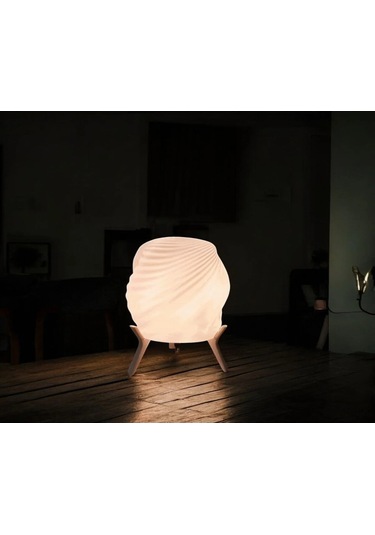 Vintage Gece Masa Lambası , Bohem Ev Dekorasyon , Dekoratif Abajur - Trendi Beyaz Çok Renkli