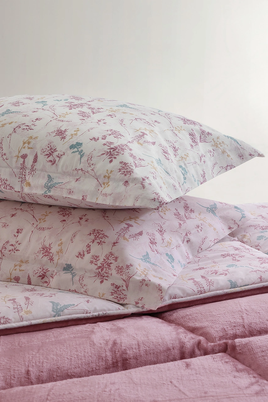 Yataş Zoa Çift Kişilik Triola Uyku Seti - Pudra Pembe