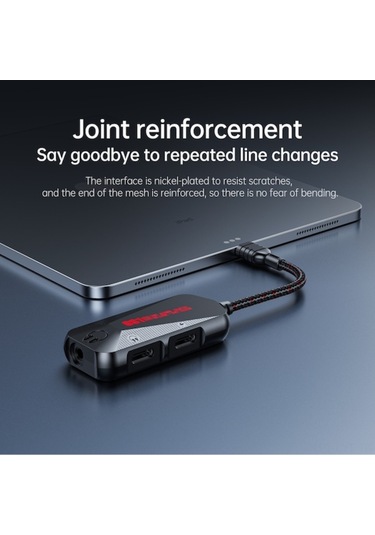 Youtek Gs1 Usb-c Hızlı Şarj Ve Yüksek Ses Kalitesi İle Oyun Ve Multimedya İçin 3'lü Adaptör