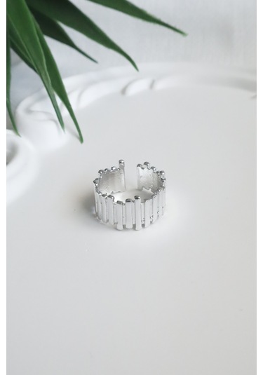 Demokan Düz Sütun Model Ayarlanabilir Yüzük Çok Renkli