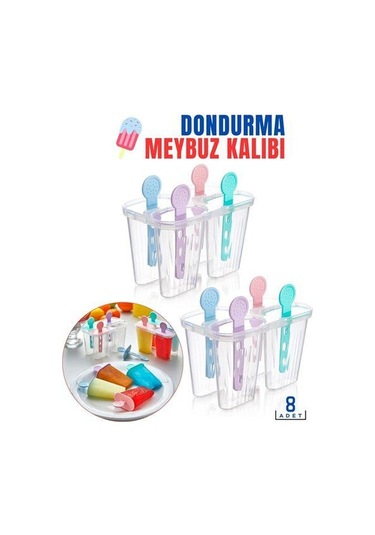Modacar Dondurma Meybuz Kalıbı 8 Adet Bovezzo Design
