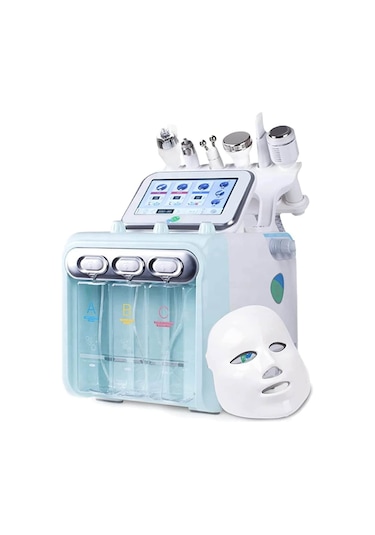 Hydrafacial Led Terapi Hydra Facial 7+1 &büyük Metal Vakum Motorlu