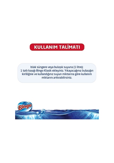 Bingo Bulaşık Sıvısı 4 Litre Limon Kokulu Elde Yıkama